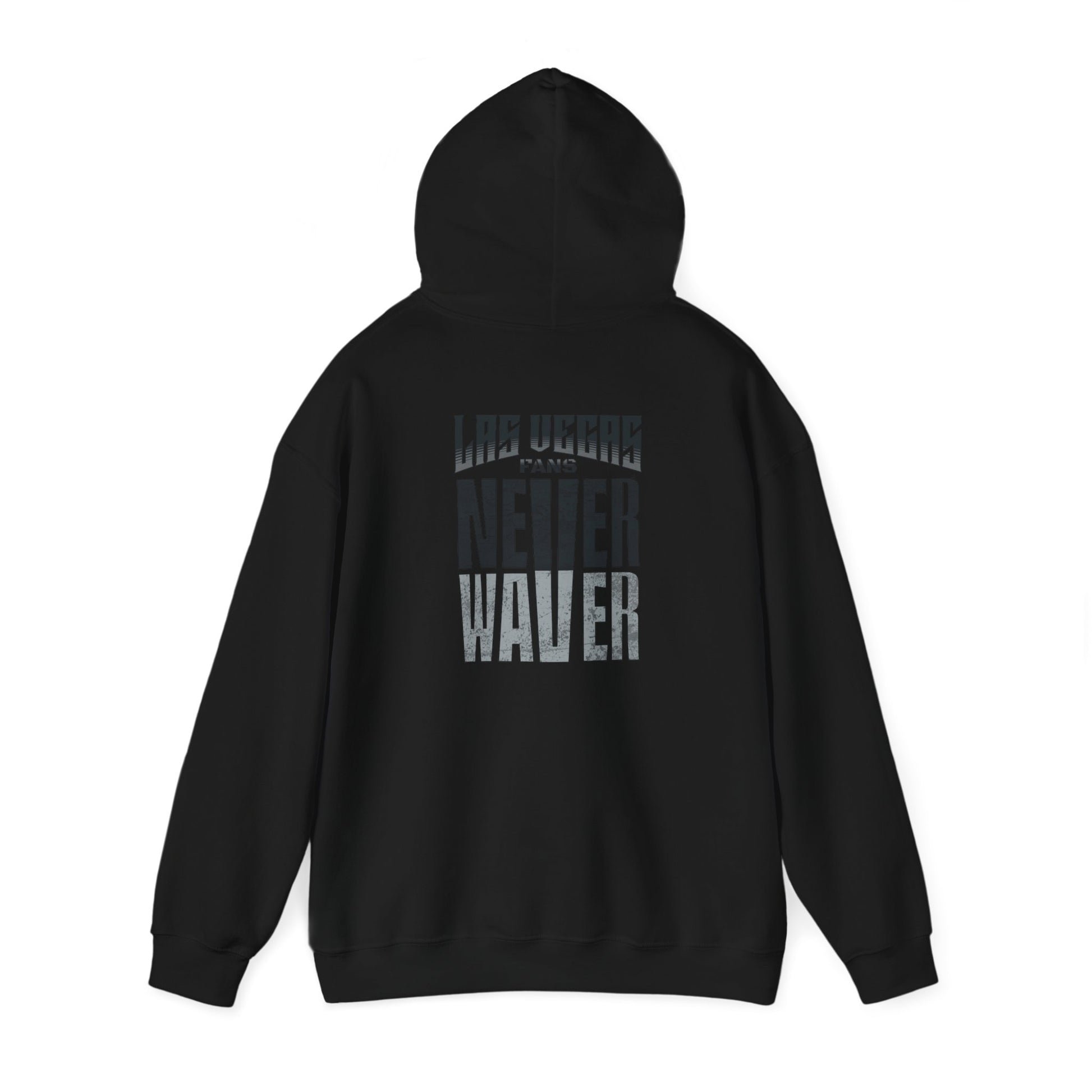 Unisex Heavy Blend™ Hooded Sweatshirt - Las Vegas Fans Never Waver Design, Perfect for Sports Fans - Never Waver