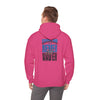 Unisex Heavy Blend™ Hooded Sweatshirt - Never Waver Carolina Fans w Leopard Football - Never Waver