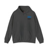 Unisex Heavy Blend™ Hooded Sweatshirt - Never Waver Carolina Fans w Leopard Football - Never Waver
