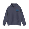 Unisex Heavy Blend™ Hooded Sweatshirt - Never Waver Carolina Fans w Leopard Football - Never Waver