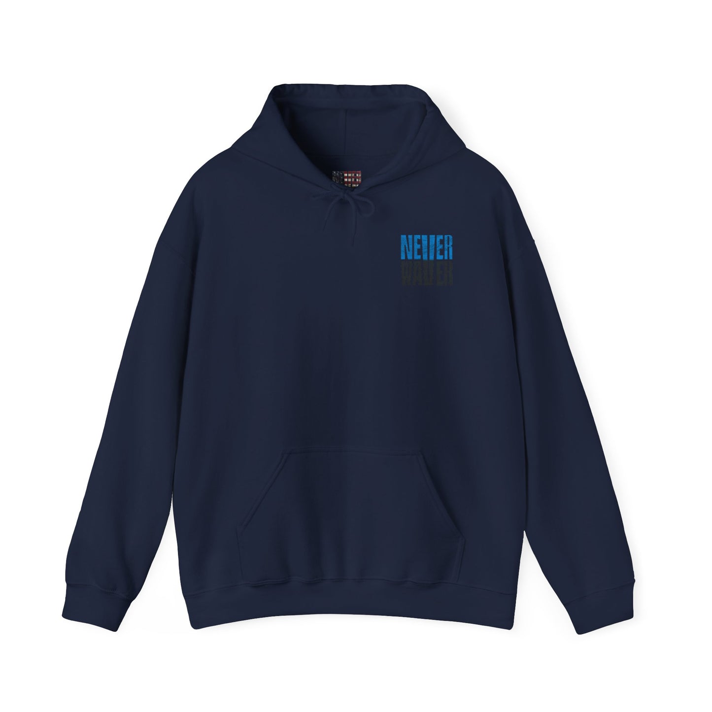 Unisex Heavy Blend™ Hooded Sweatshirt - Never Waver Carolina Fans w Leopard Football - Never Waver