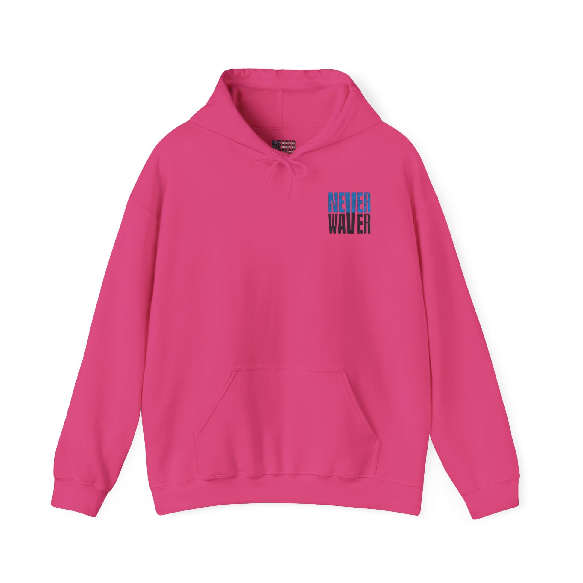 Unisex Heavy Blend™ Hooded Sweatshirt - Never Waver Carolina Fans w Leopard Football - Never Waver