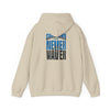 Unisex Heavy Blend™ Hooded Sweatshirt - Never Waver Carolina Fans w Leopard Football - Never Waver