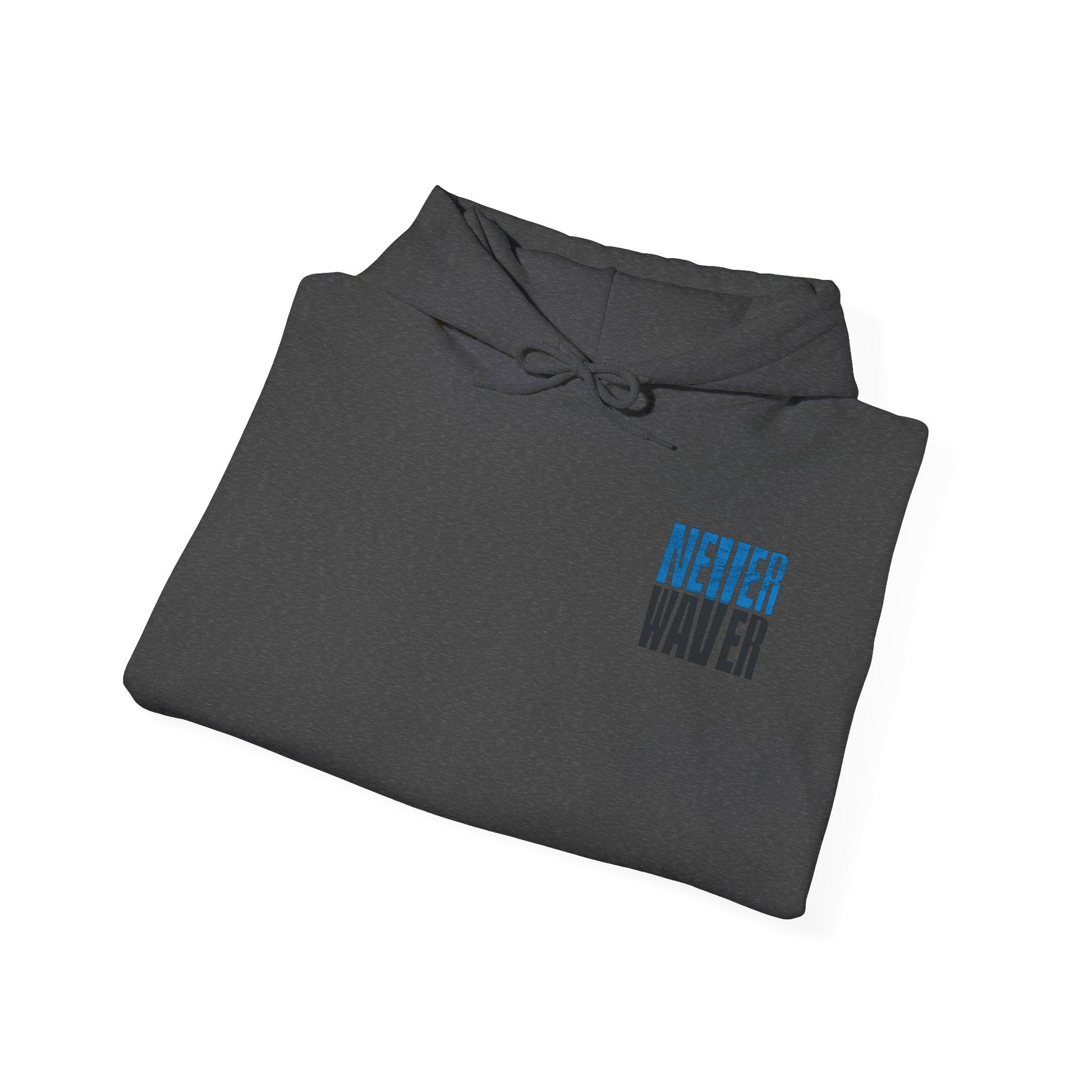 Unisex Heavy Blend™ Hooded Sweatshirt - Never Waver Carolina Fans w Leopard Football - Never Waver