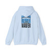 Unisex Heavy Blend™ Hooded Sweatshirt - Never Waver Carolina Fans w Leopard Football - Never Waver