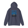 Unisex Heavy Blend™ Hooded Sweatshirt - Never Waver Carolina Fans w Leopard Football - Never Waver