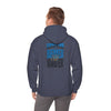 Unisex Heavy Blend™ Hooded Sweatshirt - Never Waver Carolina Fans w Leopard Football - Never Waver