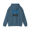 Unisex Heavy Blend™ Hooded Sweatshirt - Never Waver Carolina Fans w Leopard Football - Never Waver
