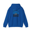 Unisex Heavy Blend™ Hooded Sweatshirt - Never Waver Carolina Fans w Leopard Football - Never Waver