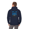 Unisex Heavy Blend™ Hooded Sweatshirt - Never Waver Carolina Fans w Leopard Football - Never Waver