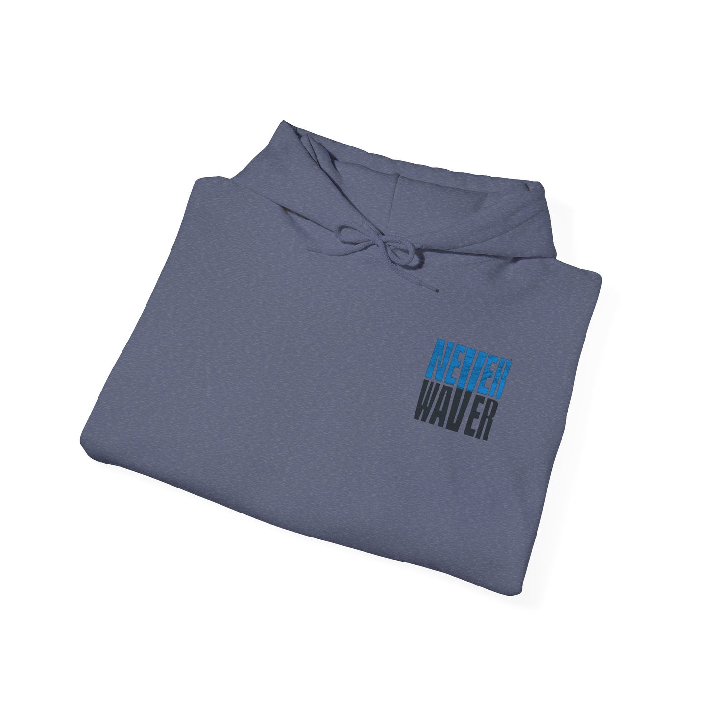 Unisex Heavy Blend™ Hooded Sweatshirt - Never Waver Carolina Fans w Leopard Football - Never Waver