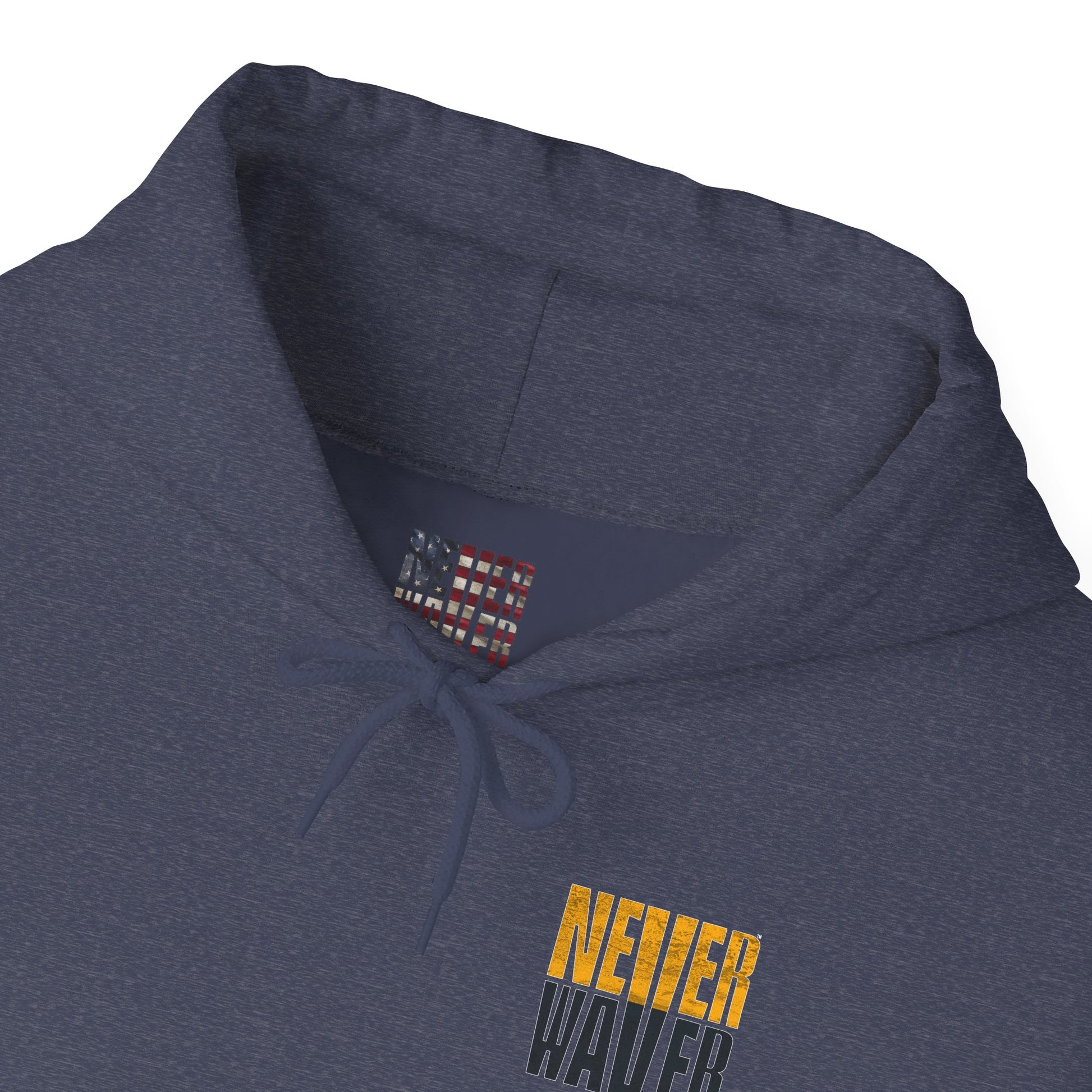 Unisex Heavy Blend™ Hooded Sweatshirt - "Never Waver" Design for Pittsburgh Fans - Never Waver