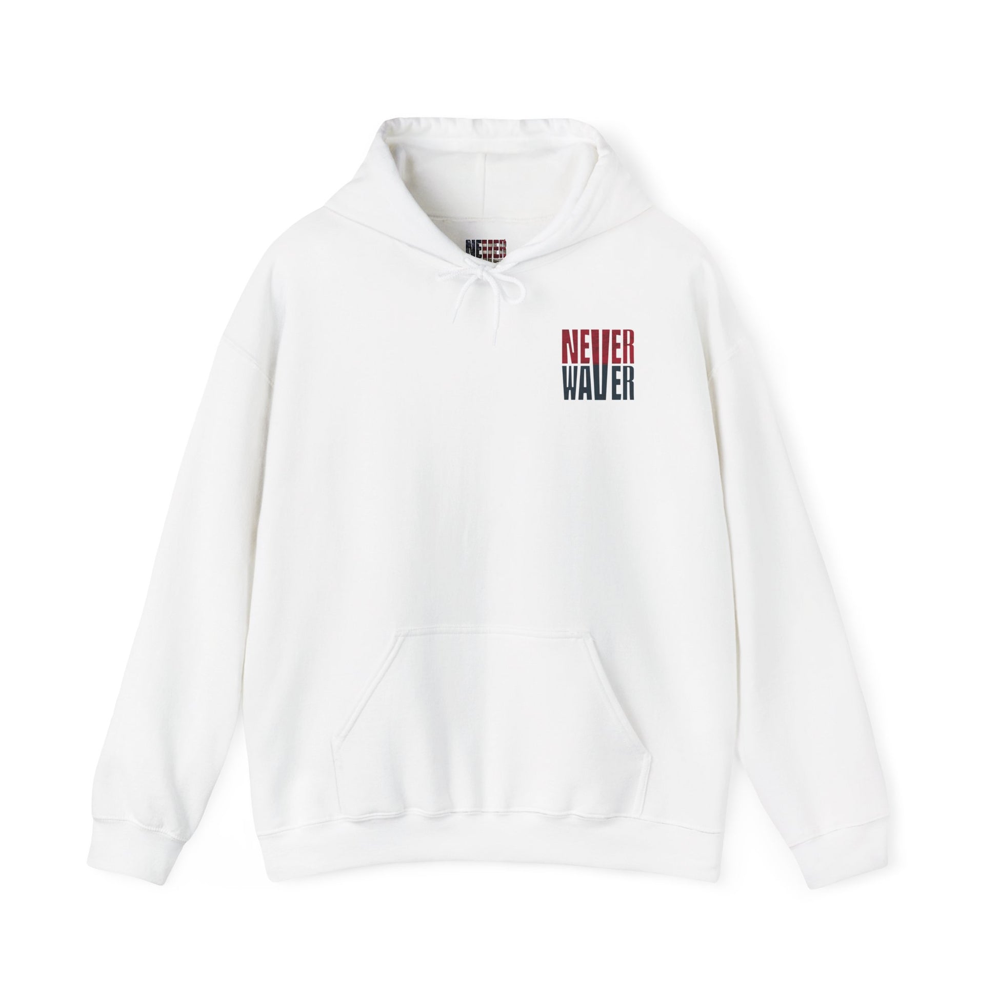 Unisex Heavy Blend™ Hooded Sweatshirt - 'Never Waver Houston Fans' Inspirational Hoodie for Fans - Never Waver