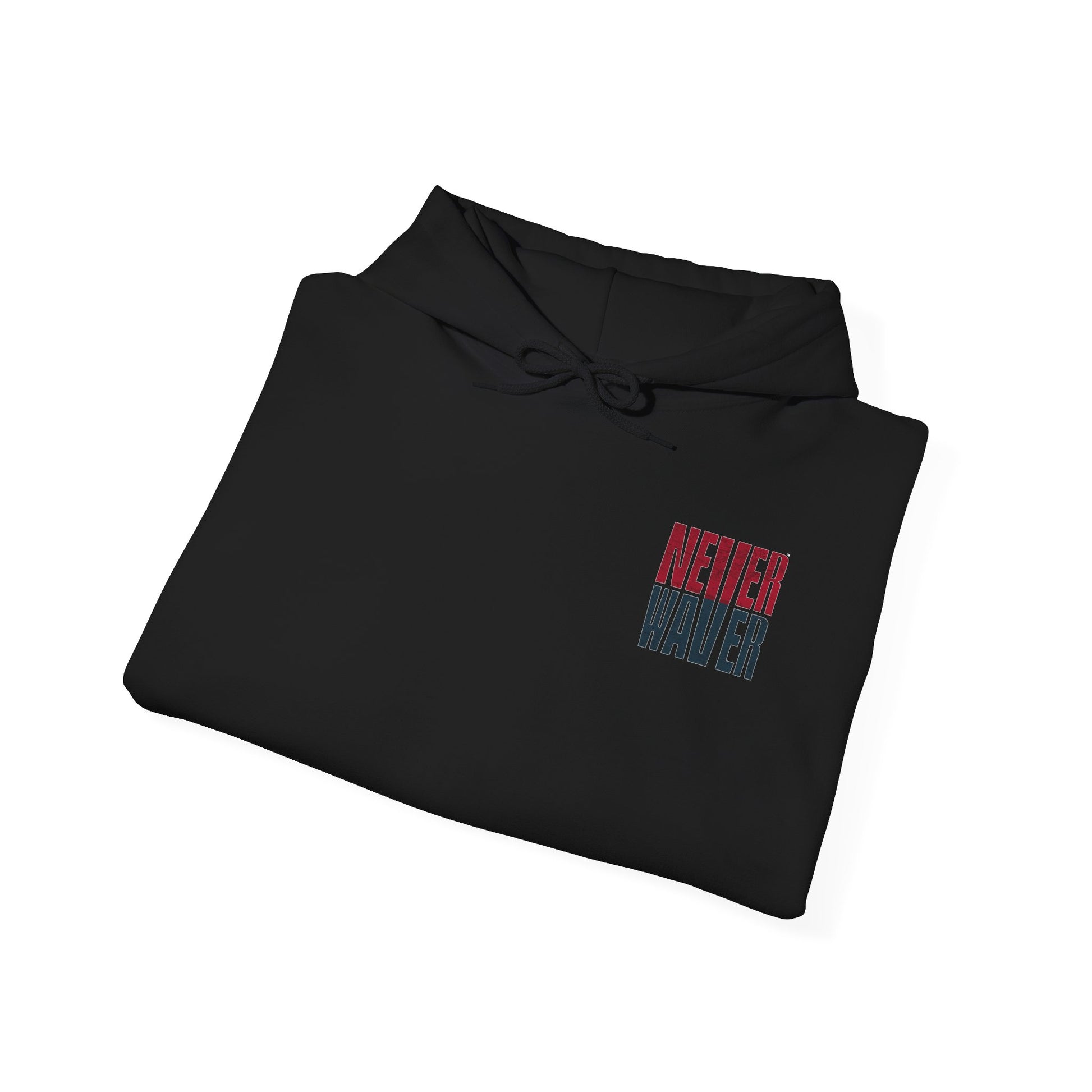 Unisex Heavy Blend™ Hooded Sweatshirt - 'Never Waver Houston Fans' Inspirational Hoodie for Fans - Never Waver