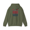Unisex Heavy Blend™ Hooded Sweatshirt - 'Never Waver Houston Fans' Inspirational Hoodie for Fans - Never Waver