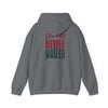 Unisex Heavy Blend™ Hooded Sweatshirt - 'Never Waver Houston Fans' Inspirational Hoodie for Fans - Never Waver