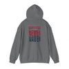 Unisex Heavy Blend™ Hooded Sweatshirt - 'Never Waver Houston Fans' Inspirational Hoodie for Fans - Never Waver