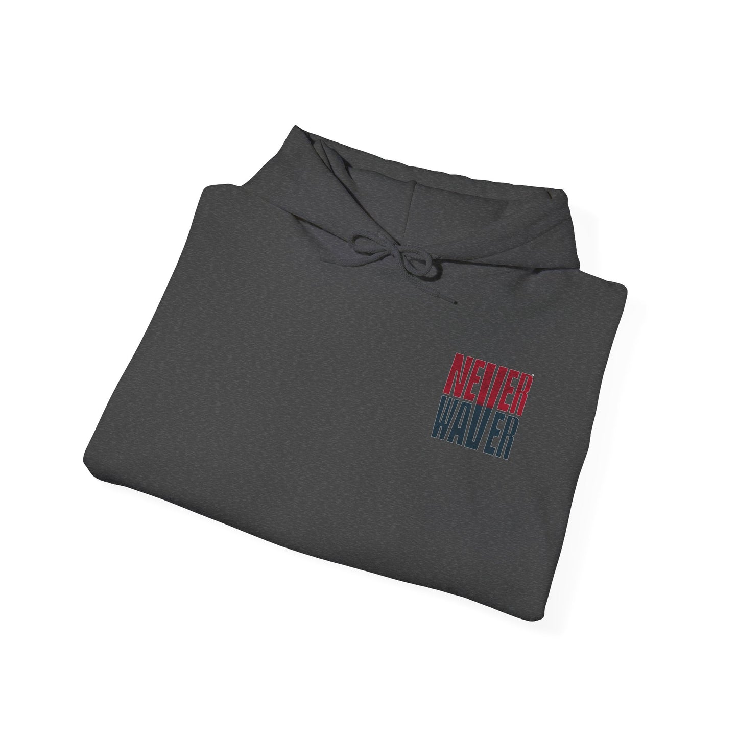 Unisex Heavy Blend™ Hooded Sweatshirt - 'Never Waver Houston Fans' Inspirational Hoodie for Fans - Never Waver