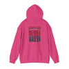 Unisex Heavy Blend™ Hooded Sweatshirt - 'Never Waver Houston Fans' Inspirational Hoodie for Fans - Never Waver