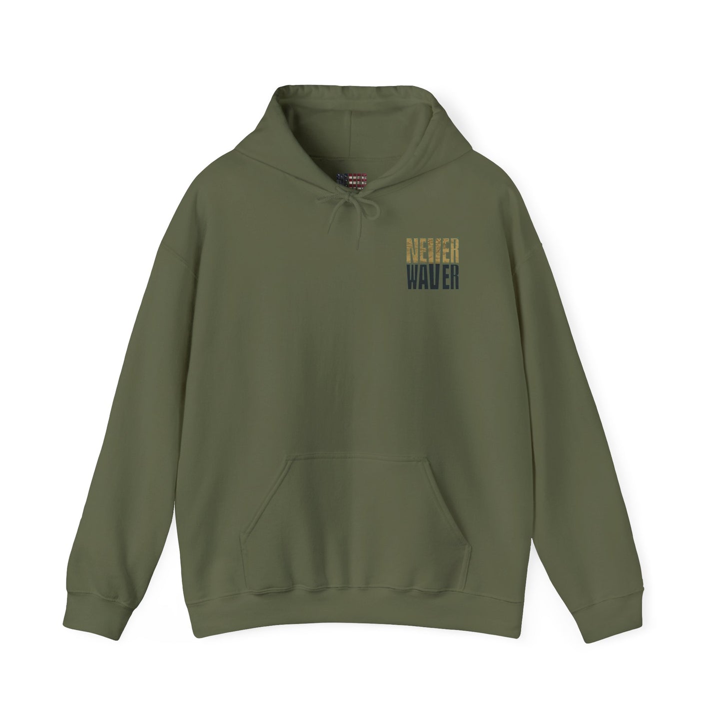 Unisex Heavy Blend™ Hooded Sweatshirt - 'NEVER WAVER' Jacksonville Fans Design - Never Waver