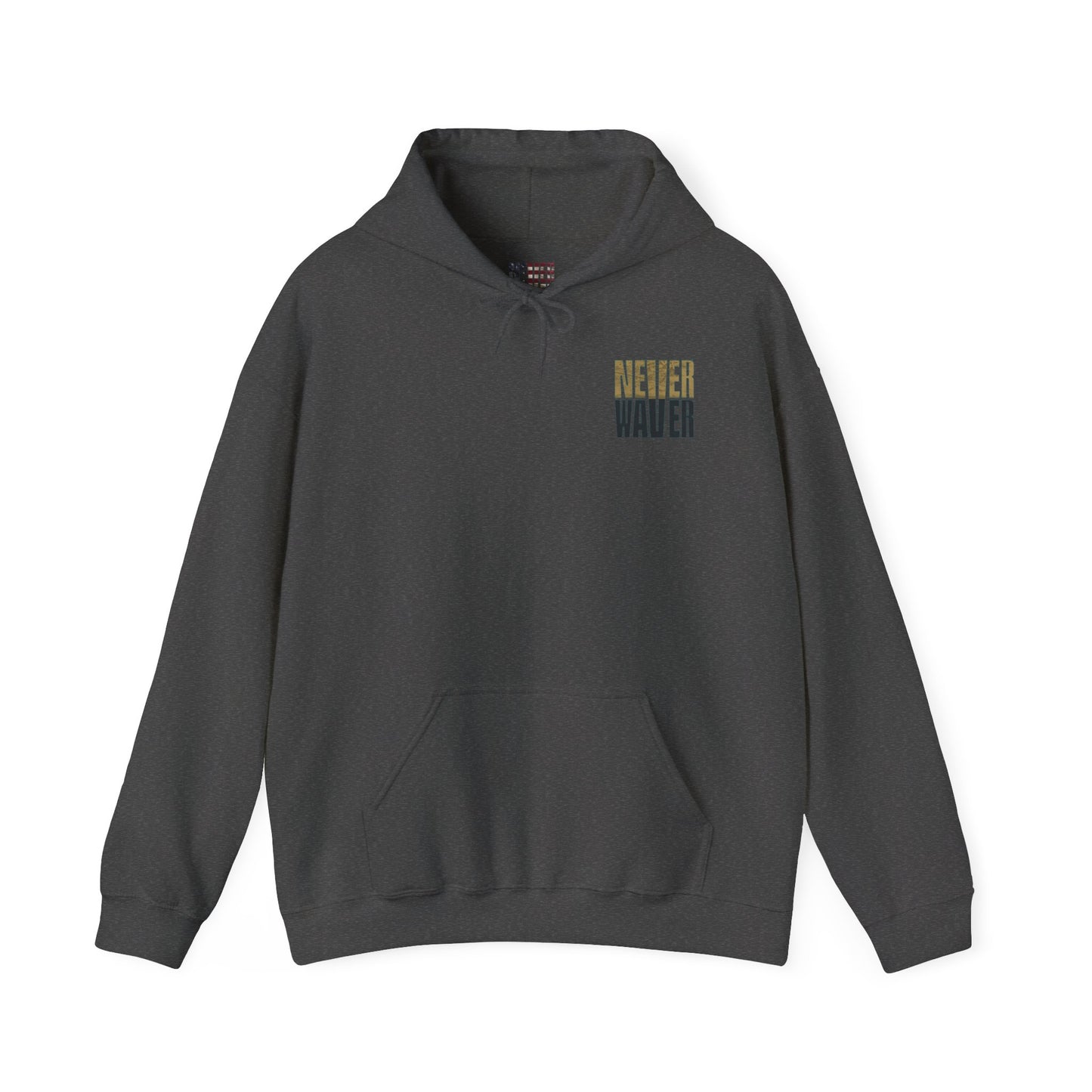 Unisex Heavy Blend™ Hooded Sweatshirt - 'NEVER WAVER' Jacksonville Fans Design - Never Waver