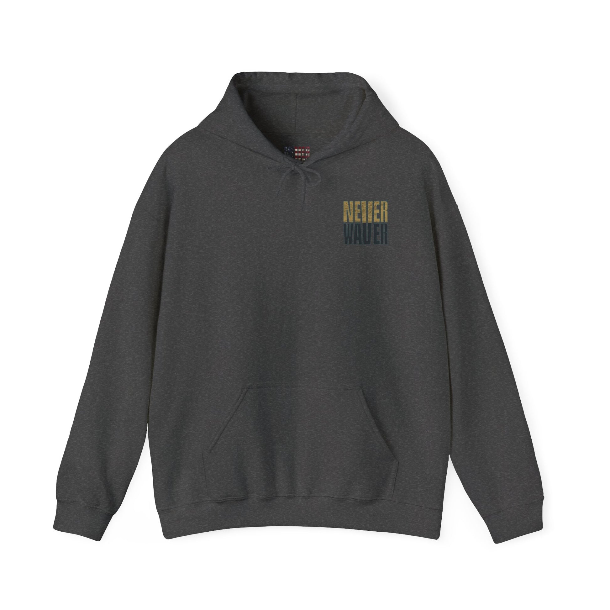 Unisex Heavy Blend™ Hooded Sweatshirt - 'NEVER WAVER' Jacksonville Fans Design - Never Waver