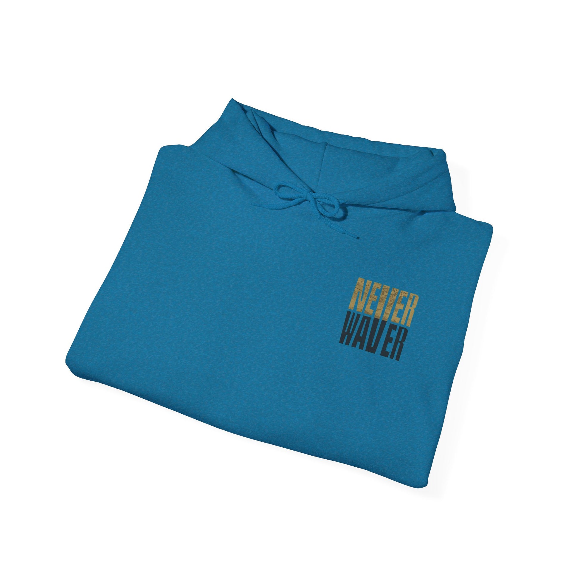 Unisex Heavy Blend™ Hooded Sweatshirt - 'NEVER WAVER' Jacksonville Fans Design - Never Waver