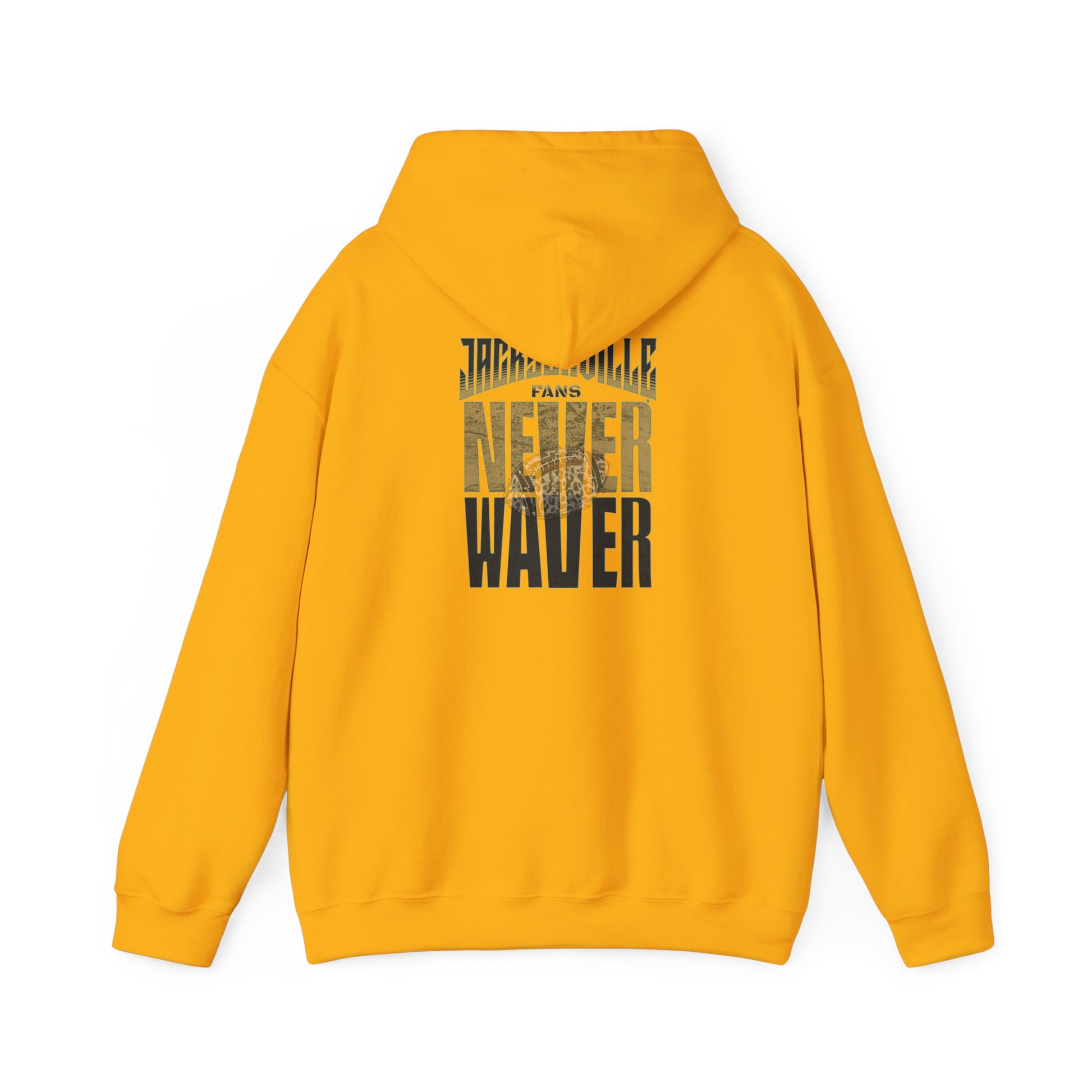 Unisex Heavy Blend™ Hooded Sweatshirt - 'NEVER WAVER' Jacksonville Fans Design - Never Waver