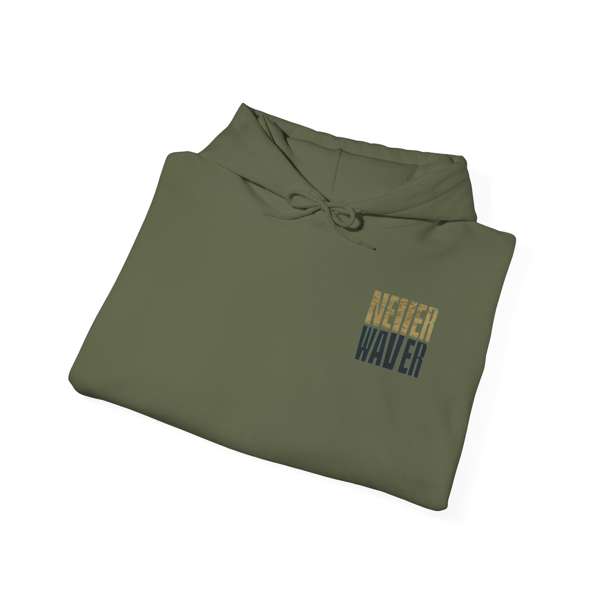 Unisex Heavy Blend™ Hooded Sweatshirt - 'NEVER WAVER' Jacksonville Fans Design - Never Waver