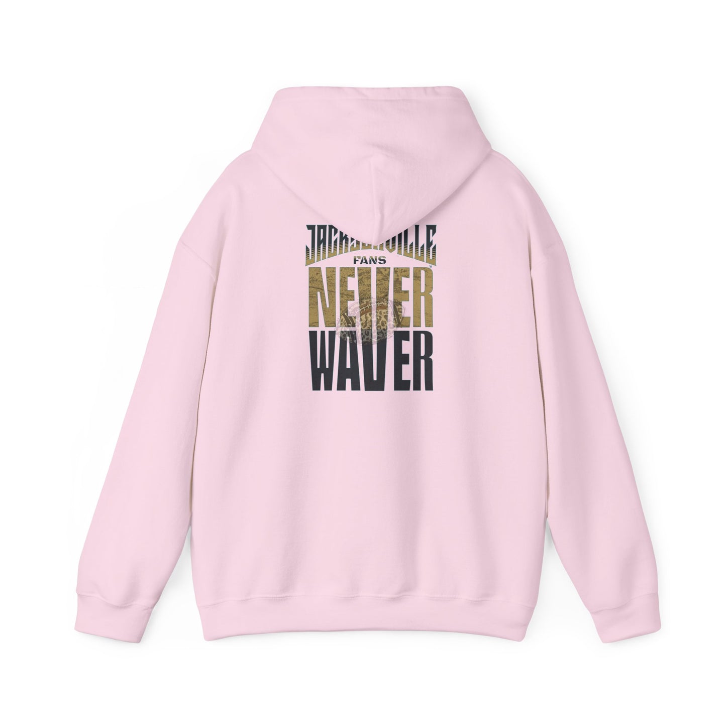 Unisex Heavy Blend™ Hooded Sweatshirt - 'NEVER WAVER' Jacksonville Fans Design - Never Waver
