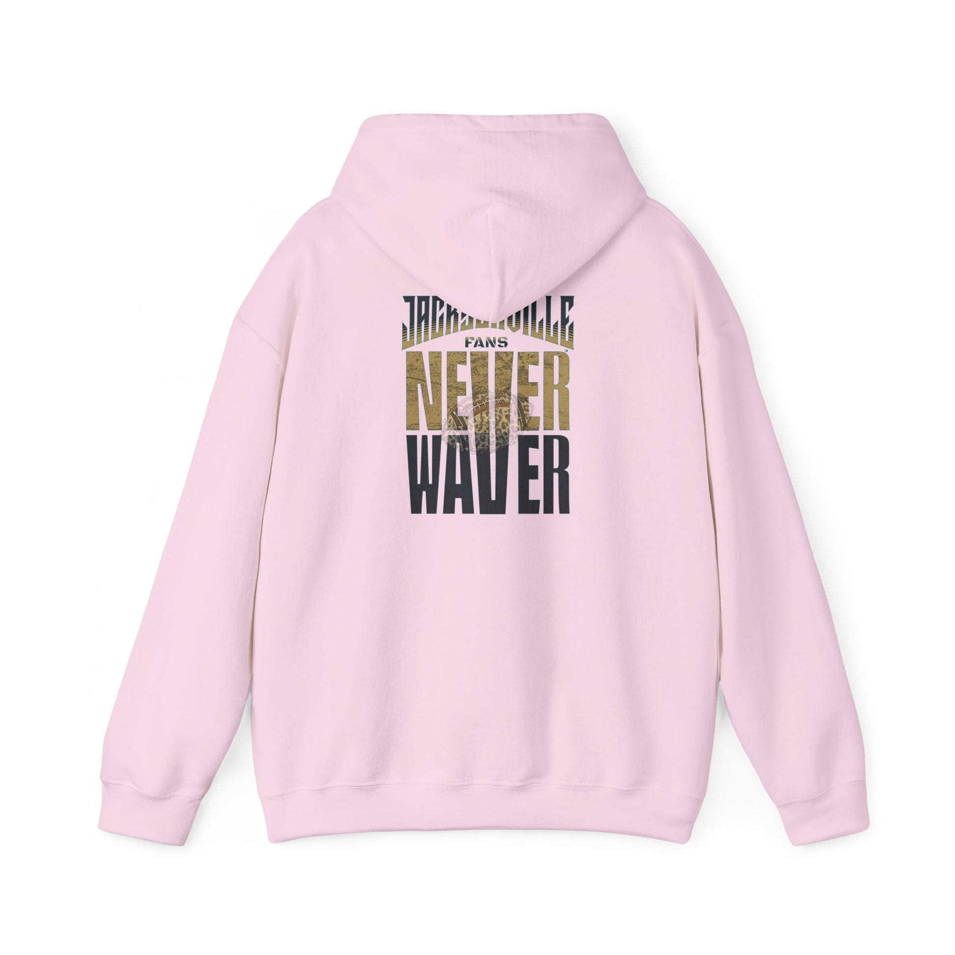 Unisex Heavy Blend™ Hooded Sweatshirt - 'NEVER WAVER' Jacksonville Fans Design - Never Waver