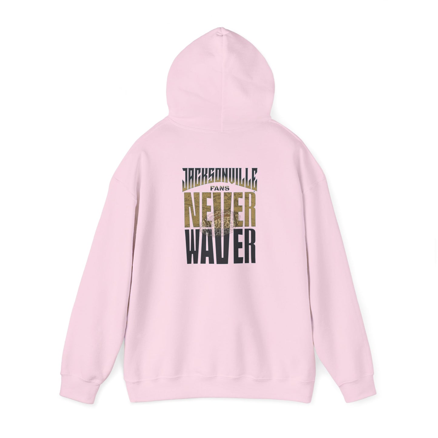 Unisex Heavy Blend™ Hooded Sweatshirt - 'NEVER WAVER' Jacksonville Fans Design - Never Waver