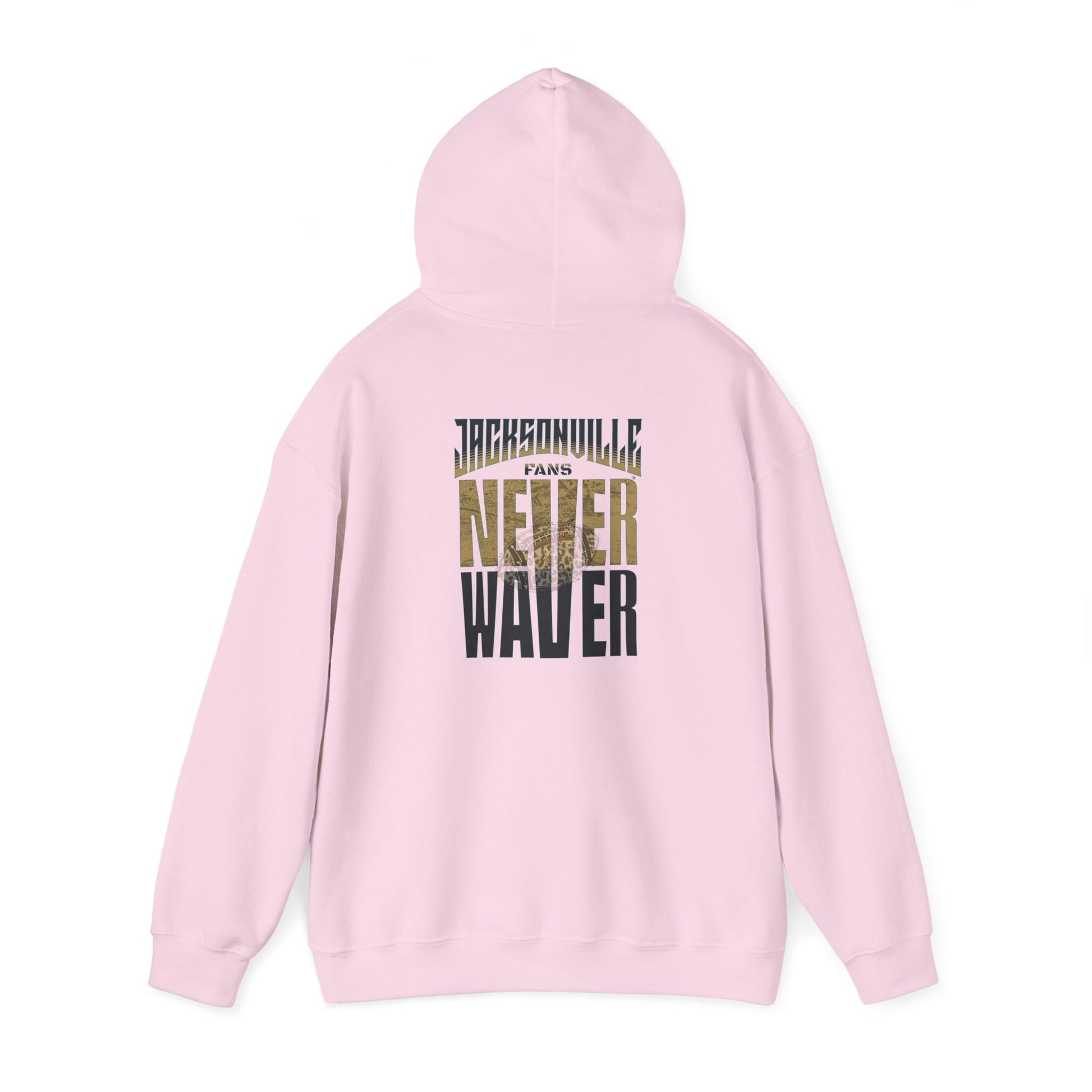 Unisex Heavy Blend™ Hooded Sweatshirt - 'NEVER WAVER' Jacksonville Fans Design - Never Waver