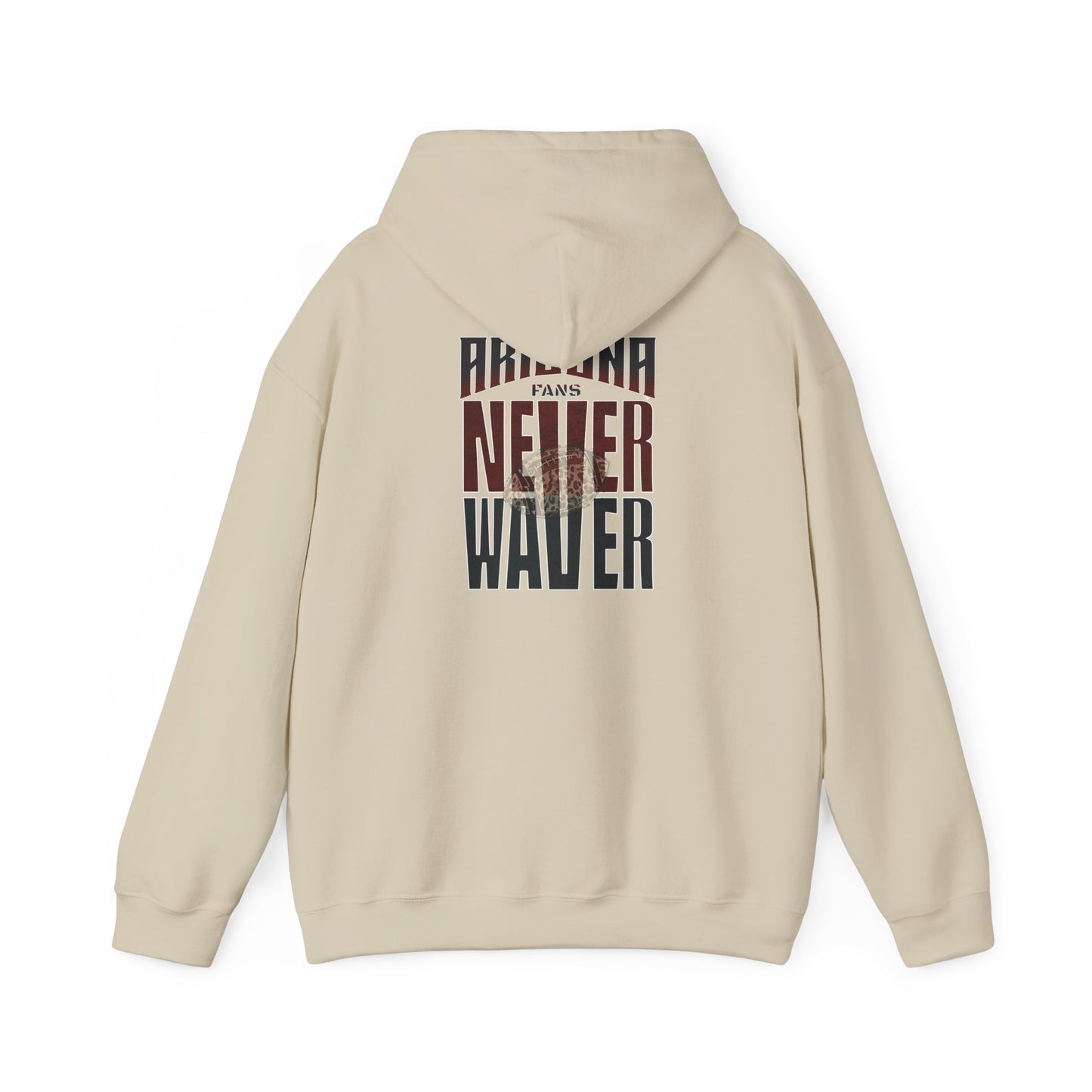 Unisex Heavy Blend Hoodie | Arizona Fans Never Waver Design | Casual Comfort for Fans - Never Waver