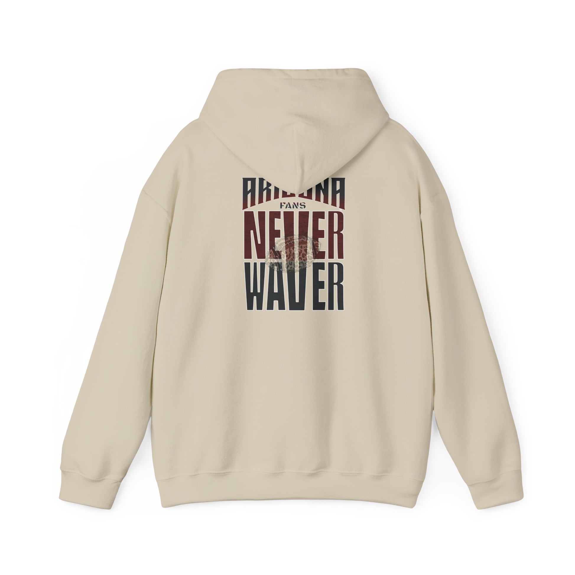 Unisex Heavy Blend Hoodie | Arizona Fans Never Waver Design | Casual Comfort for Fans - Never Waver