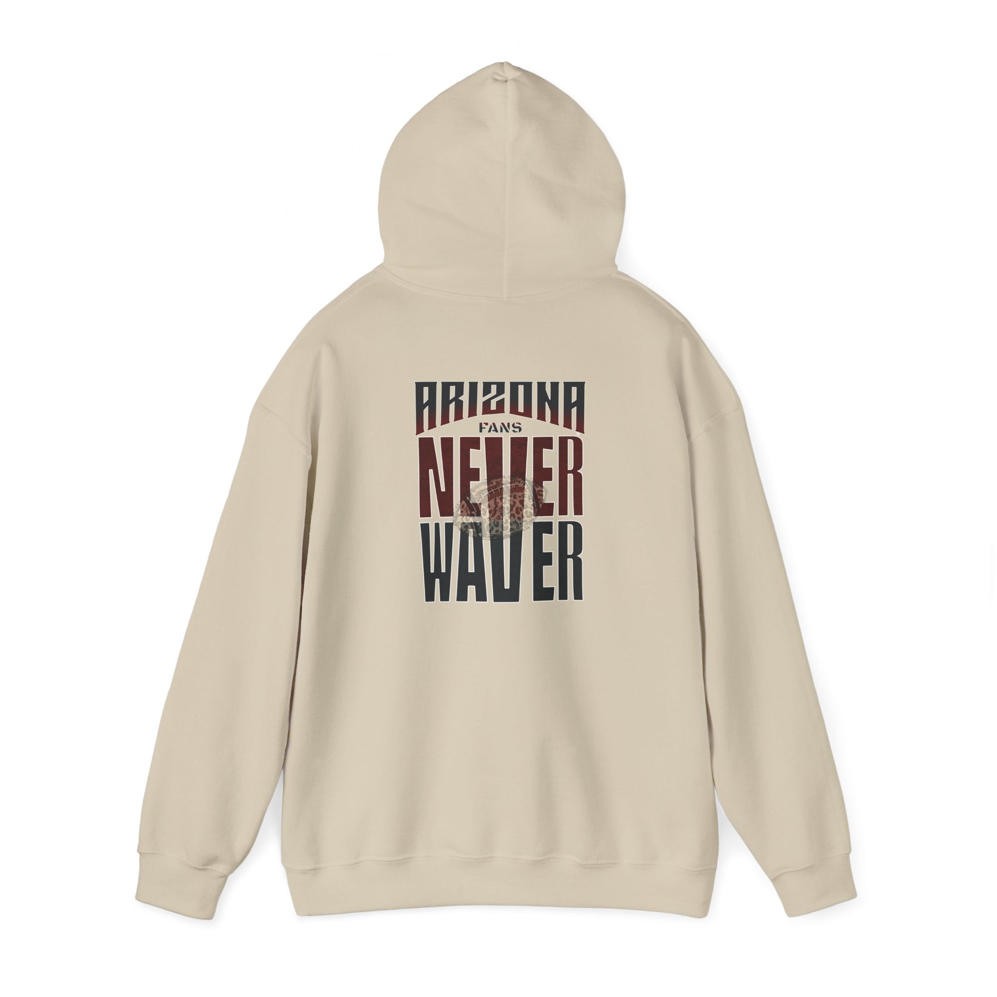Unisex Heavy Blend Hoodie | Arizona Fans Never Waver Design | Casual Comfort for Fans - Never Waver