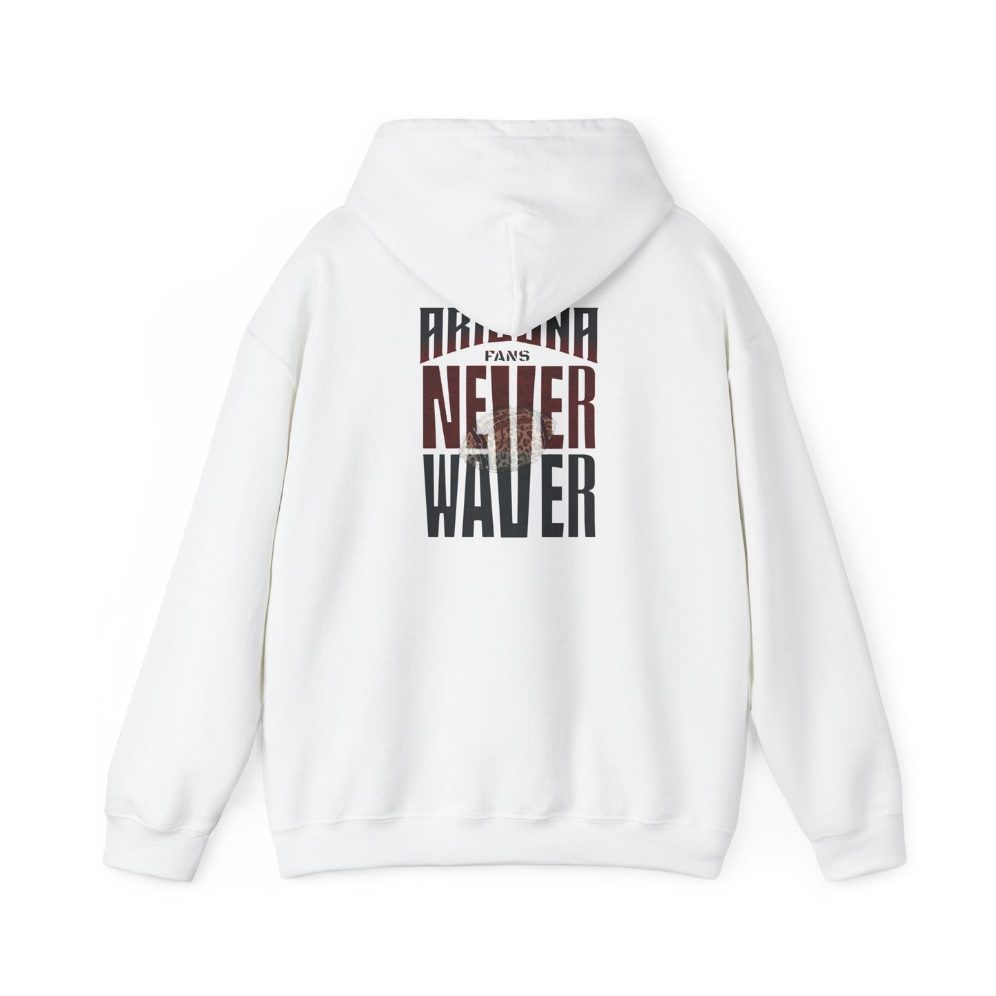 Unisex Heavy Blend Hoodie | Arizona Fans Never Waver Design | Casual Comfort for Fans - Never Waver
