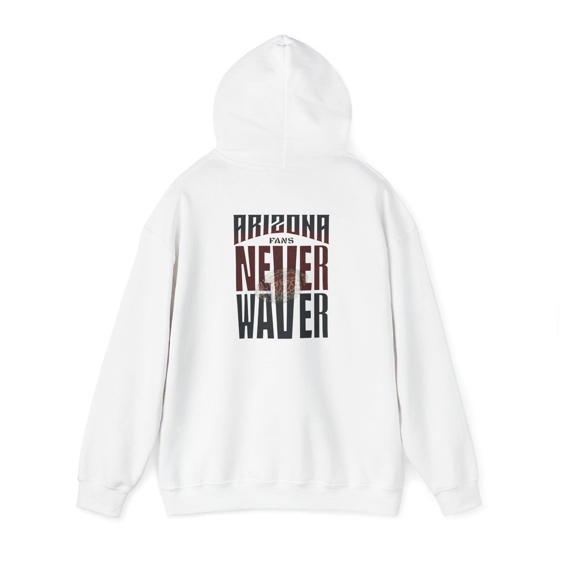 Unisex Heavy Blend Hoodie | Arizona Fans Never Waver Design | Casual Comfort for Fans - Never Waver
