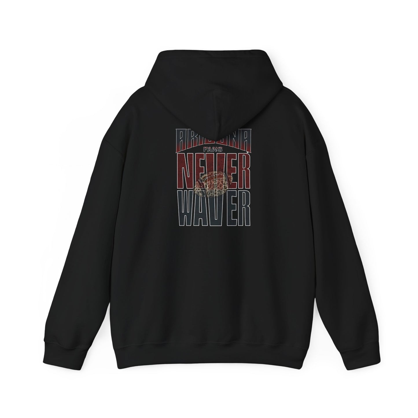Unisex Heavy Blend Hoodie | Arizona Fans Never Waver Design | Casual Comfort for Fans - Never Waver