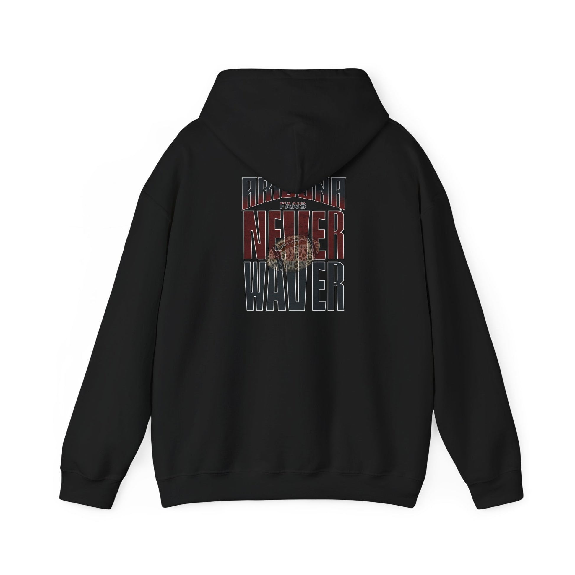 Unisex Heavy Blend Hoodie | Arizona Fans Never Waver Design | Casual Comfort for Fans - Never Waver