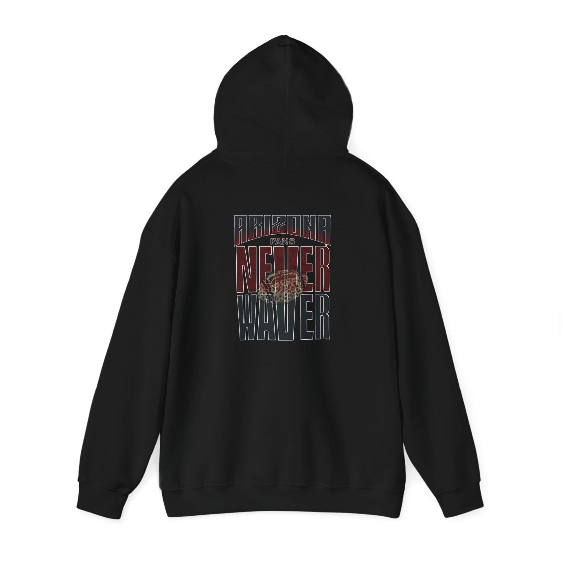 Unisex Heavy Blend Hoodie | Arizona Fans Never Waver Design | Casual Comfort for Fans - Never Waver