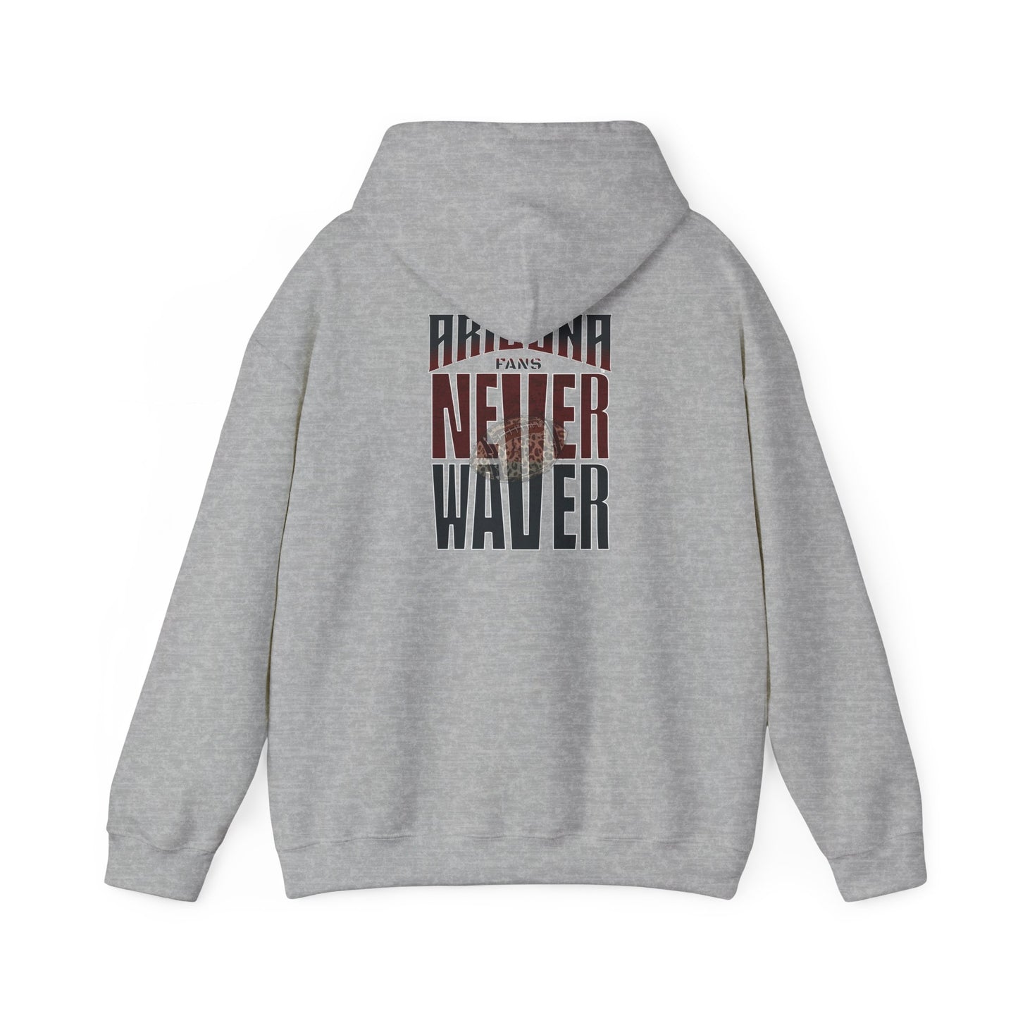 Unisex Heavy Blend Hoodie | Arizona Fans Never Waver Design | Casual Comfort for Fans - Never Waver