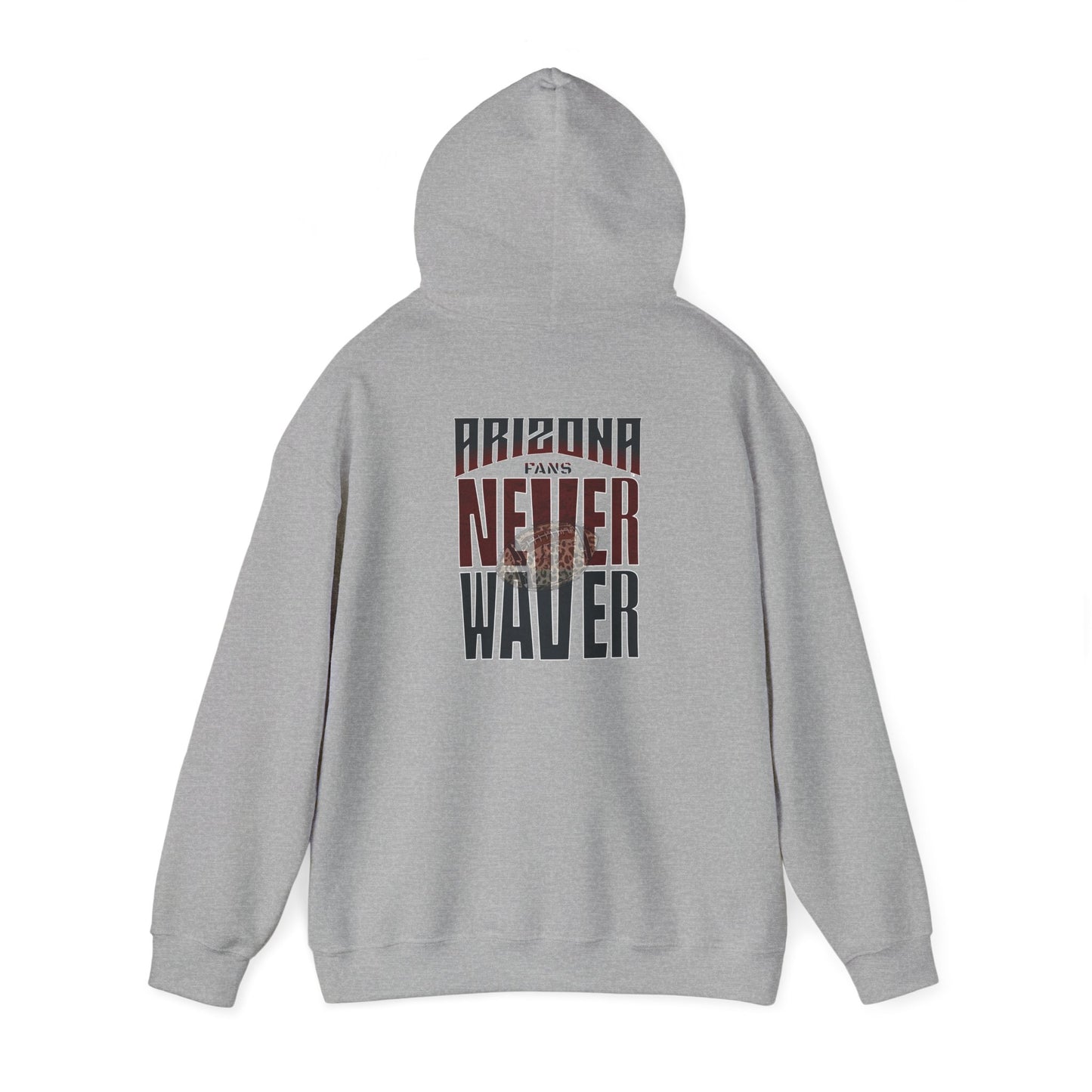 Unisex Heavy Blend Hoodie | Arizona Fans Never Waver Design | Casual Comfort for Fans - Never Waver