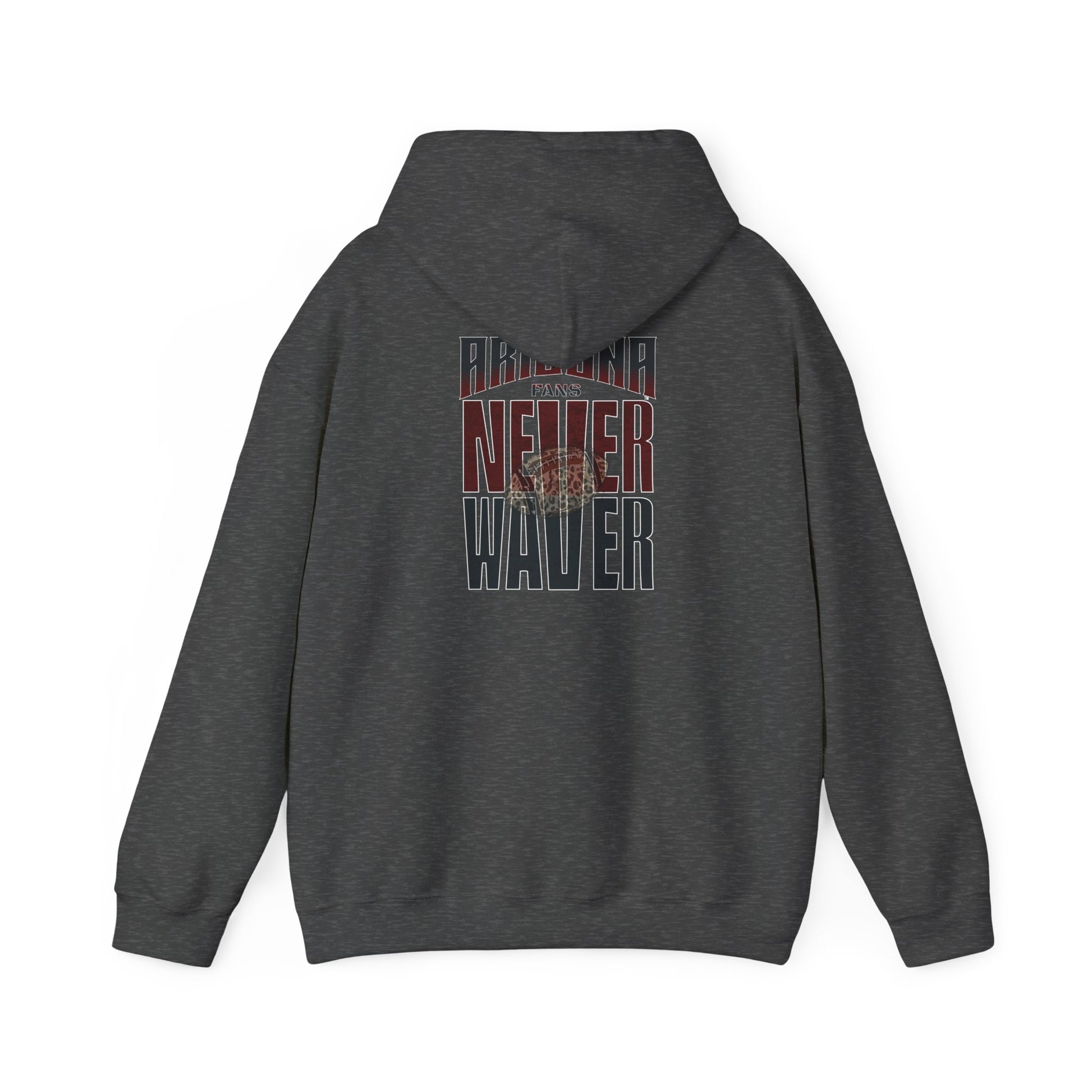Unisex Heavy Blend Hoodie | Arizona Fans Never Waver Design | Casual Comfort for Fans - Never Waver