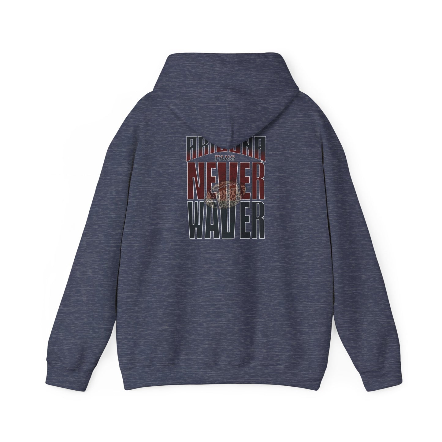 Unisex Heavy Blend Hoodie | Arizona Fans Never Waver Design | Casual Comfort for Fans - Never Waver