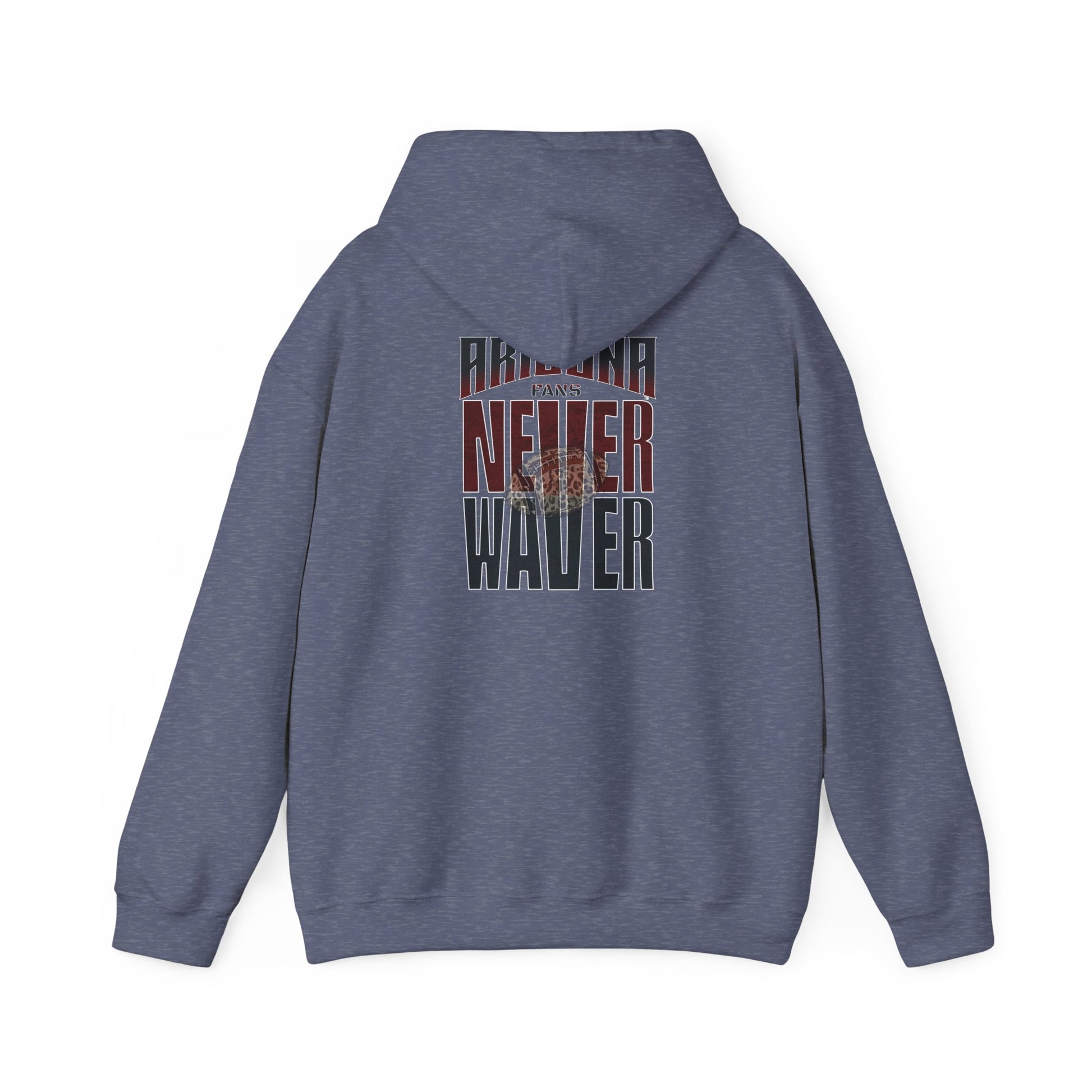 Unisex Heavy Blend Hoodie | Arizona Fans Never Waver Design | Casual Comfort for Fans - Never Waver