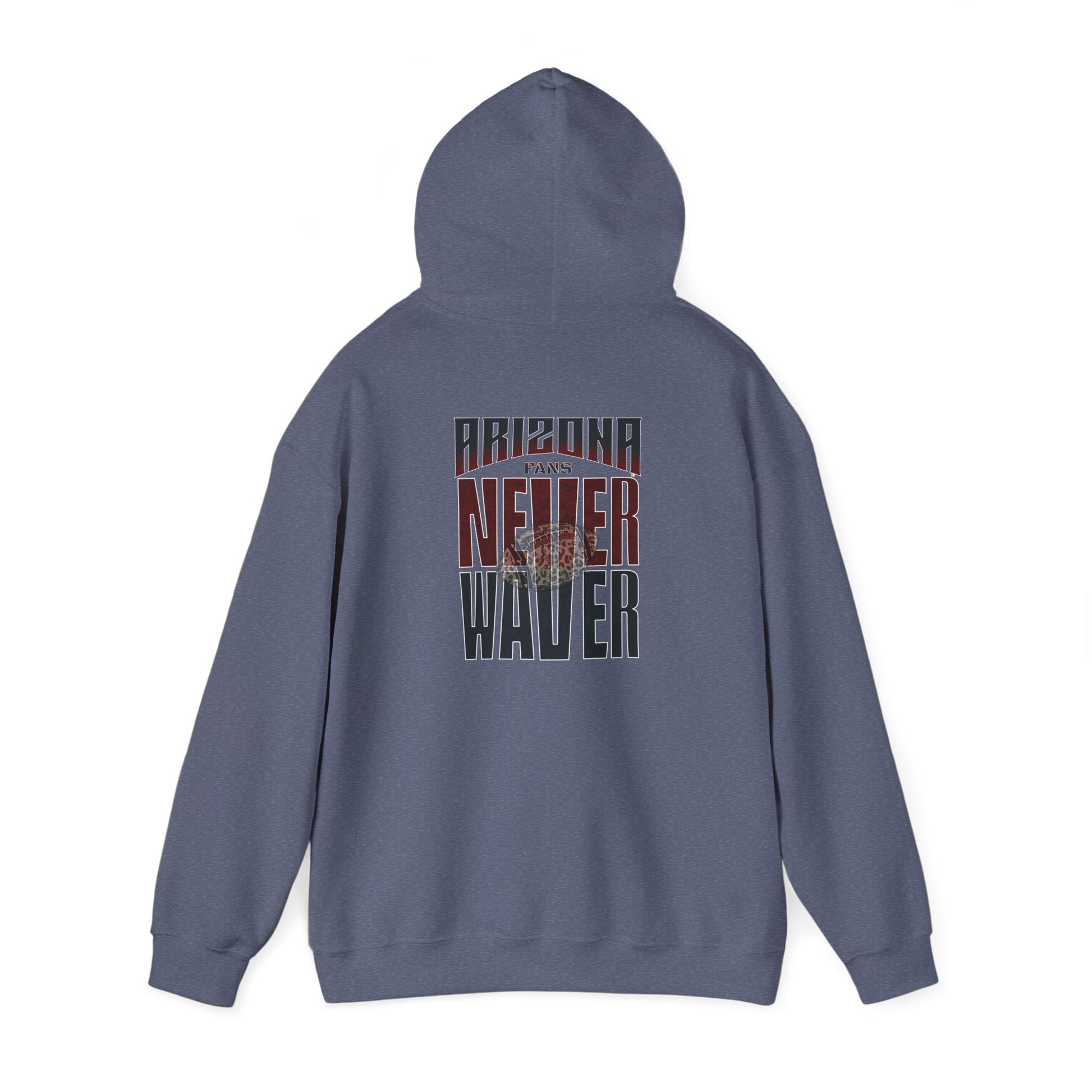 Unisex Heavy Blend Hoodie | Arizona Fans Never Waver Design | Casual Comfort for Fans - Never Waver