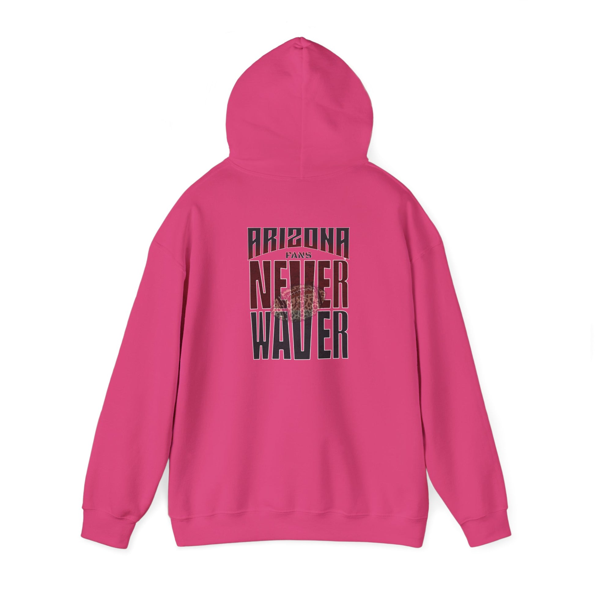 Unisex Heavy Blend Hoodie | Arizona Fans Never Waver Design | Casual Comfort for Fans - Never Waver