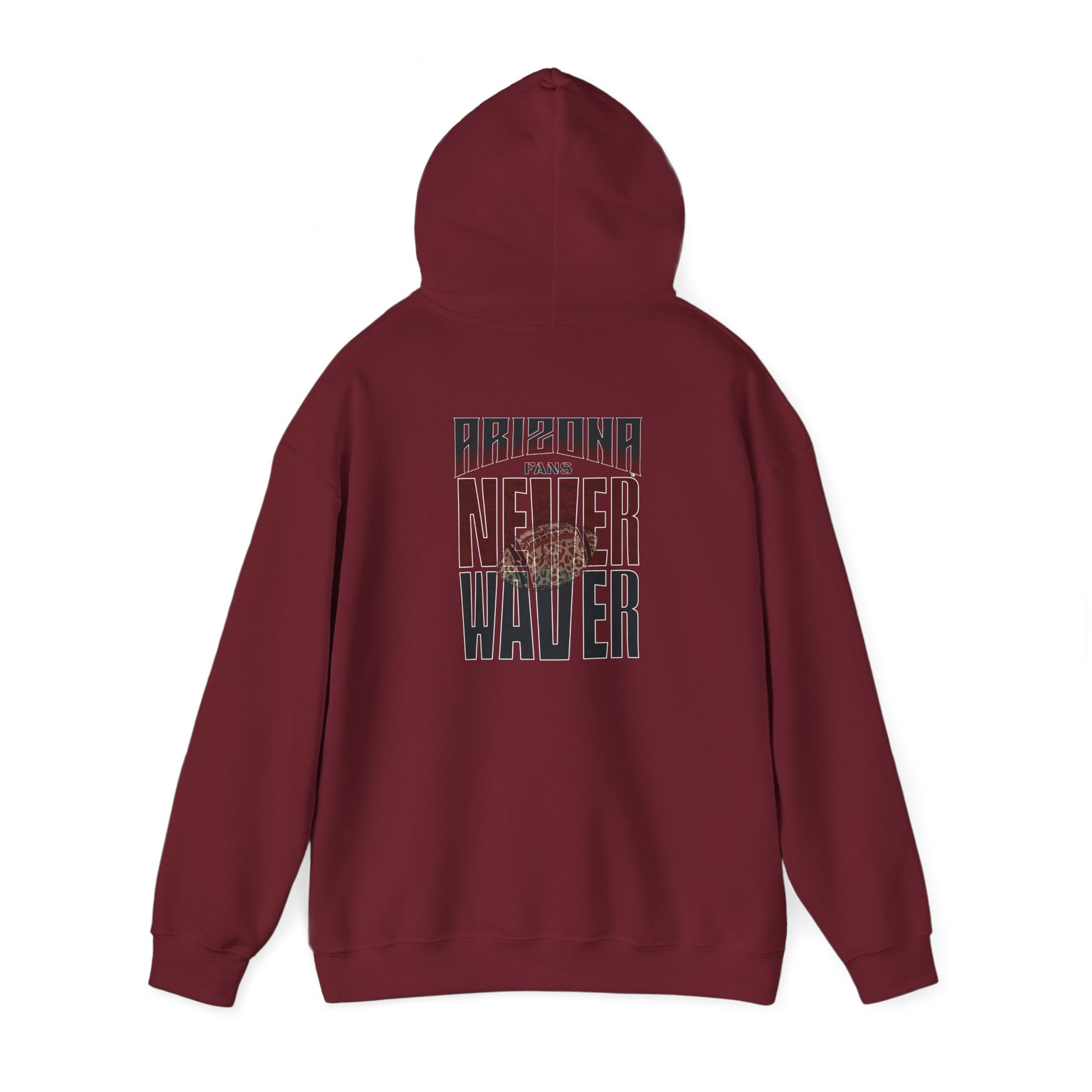 Unisex Heavy Blend Hoodie | Arizona Fans Never Waver Design | Casual Comfort for Fans - Never Waver