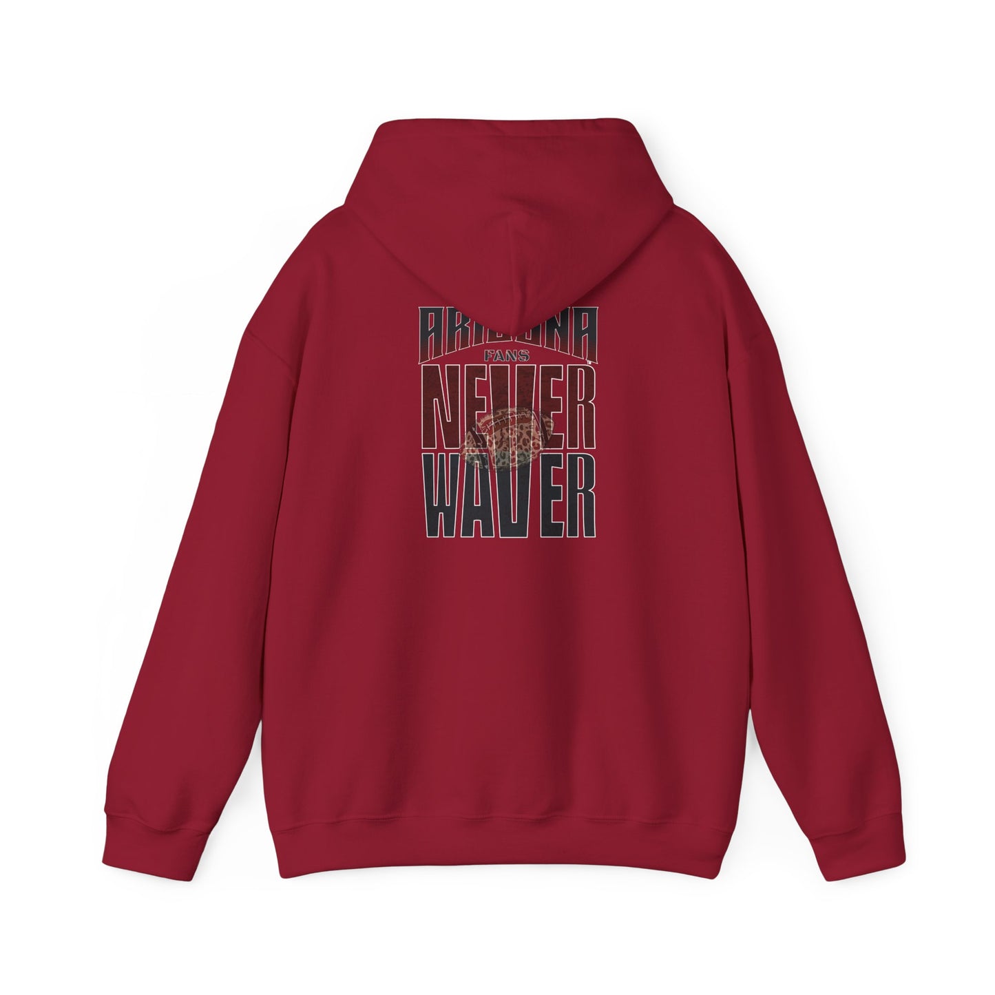 Unisex Heavy Blend Hoodie | Arizona Fans Never Waver Design | Casual Comfort for Fans - Never Waver